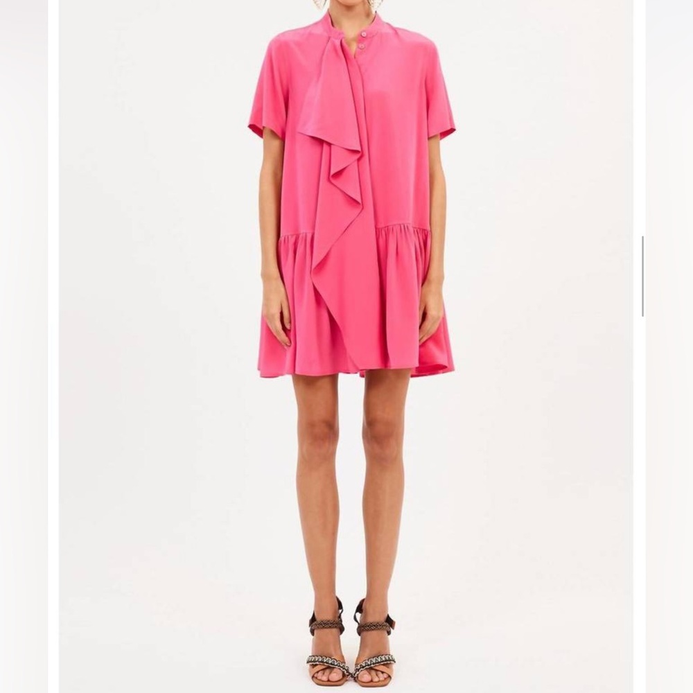 ULLA JOHNSON adalyn dress in fuchsia Sz 10